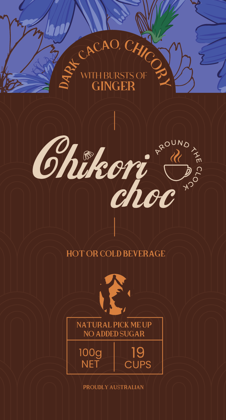 Chikori Choc Around the Clock — Product Label